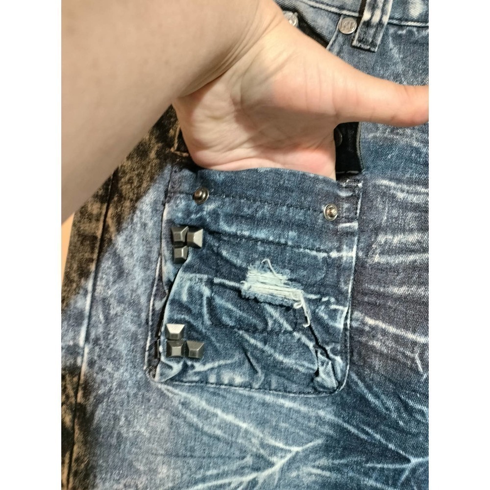 Blue Cult denim jeans distressed look men size 40 - Picture 2 of 10